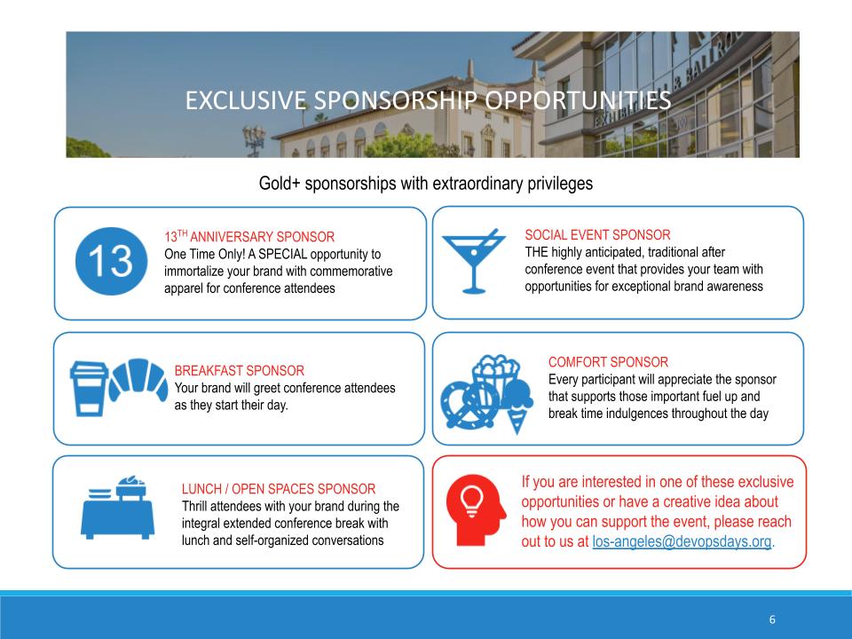 Exclusive Sponsorships